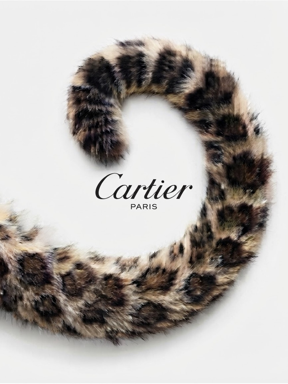 Luxury Fashion Leopard Tail Wall Art — Pick 1~ Cartier, Chanel, or Dior (8x10)